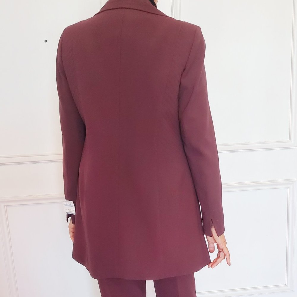 Burgundy New Vintage Designer's Wool Suit, 6 - Picture 2 of 12